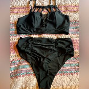 Women's high waisted bikini